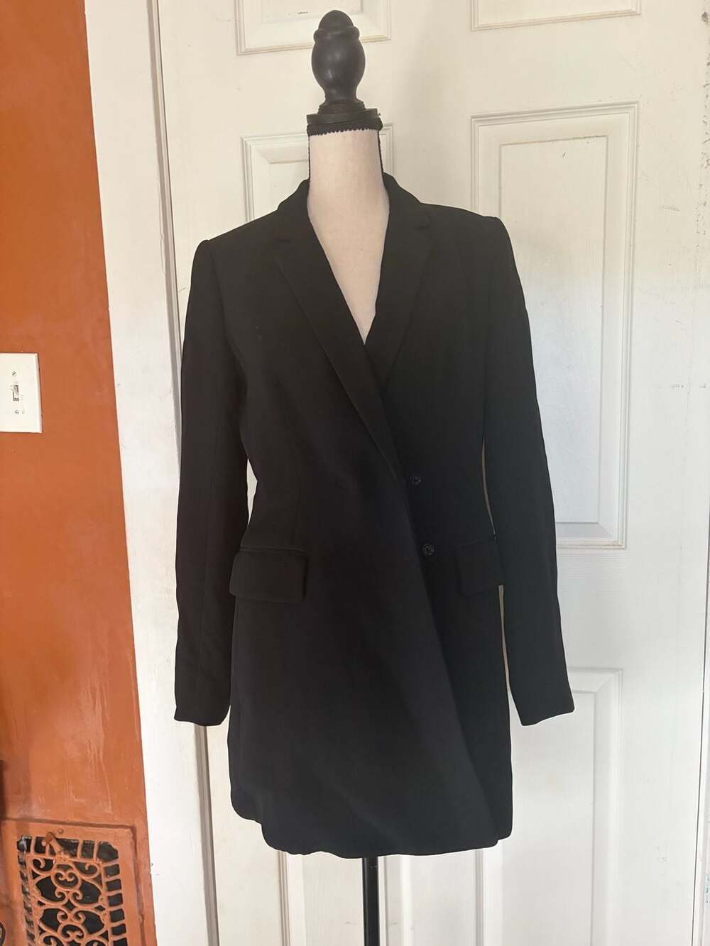 SuiStudio Black Blazer Dress Size 6 Double Breasted Mini Dress